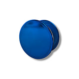 Suport si grip Popsocket Shiny Metallic, lucios, albastru