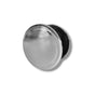 Suport telefon Popsocket, metalic lucios, Argintiu