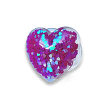 Suport telefon Popsocket Soft Hearts, cu inimioare, alb