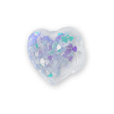 Suport telefon Popsocket Soft Hearts, cu inimioare, alb