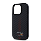 Husa telefon pentru Apple iPhone 16 Pro, Red Bull Carbon Powerbar MagSafe, Neagra
