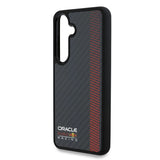 Husa compatibila cu Galaxy S25, MagSafe/Magnetic, fibra de carbon, Negru