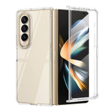 Husa Nordic compatibila cu Galaxy Z Fold 6, Transparent, PC, TPU, Transparent