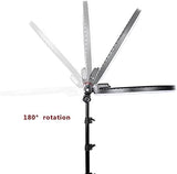 Suport trepied 200cm cu LED Selfie Light 26cm, Alb