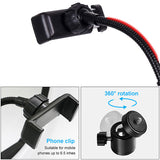 Suport trepied 200cm cu Lampa LED Selfie Light RGB 32cm