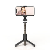Selfie stick cu Trepied si Telecomanda Bluetooth L10 Mini – Negru