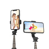 Selfie stick cu Trepied si Telecomanda Bluetooth L10 Mini – Negru