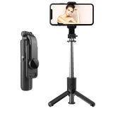 Selfie stick cu Trepied si Telecomanda Bluetooth L11 Mini – Negru
