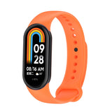 Curea silicon compatibila cu Xiaomi Mi Band 8, Alb