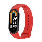 Curea silicon compatibila cu Xiaomi Mi Band 8, Alb