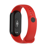 Curea silicon compatibila cu Xiaomi Mi Band 8, Alb