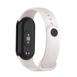 Curea silicon compatibila cu Xiaomi Mi Band 8, Alb