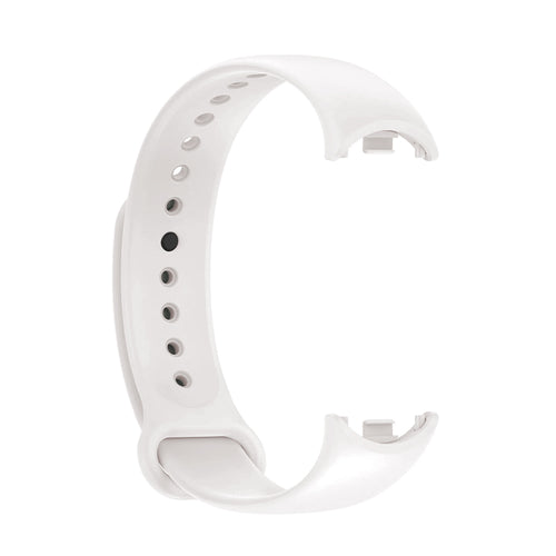 Curea silicon compatibila cu Xiaomi Mi Band 8, Alb