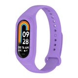 Husa compatibila cu Xiaomi Mi Band 8, silicon, Portocaliu