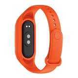 Husa compatibila cu Xiaomi Mi Band 8, silicon, Portocaliu