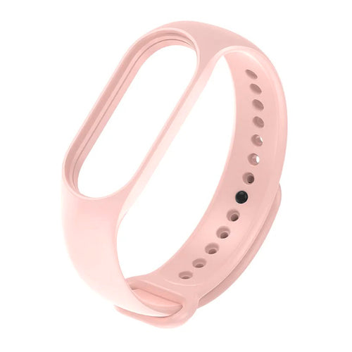 Curea silicon compatibila cu Xiaomi Mi Band 5, Xiaomi Mi Band 6, Roz