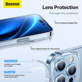 Husa Baseus compatibila cu iPhone 14 Plus, Transparent, silicon TPU, Transparent