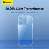 Husa Baseus compatibila cu iPhone 14 Plus, Transparent, silicon TPU, Transparent