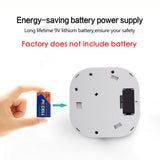 Detector de Fum Tuya Wi-Fi 9V, Alb