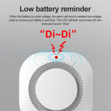 Detector de Fum Tuya Wi-Fi 9V, Alb