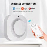 Detector de Fum Tuya Wi-Fi 9V, Alb