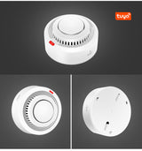 Detector de Fum Tuya Wi-Fi 3V, Alb