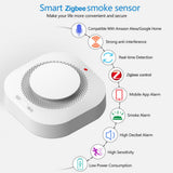 Detector de Fum Tuya Wi-Fi 9V, Alb