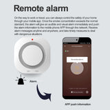 Detector de Fum Tuya Wi-Fi 9V, Alb