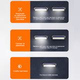 Lampa Solara de Perete Superfire Ff6 E 24W 500lm 2400mAh IP65 Telecomanda