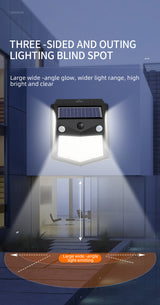 Lampa Solara de Perete Superfire FF6-H, 40W, 310lm, 1200mAh, IP54