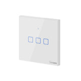 Intrerupator inteligent Sonoff T0 TX 3C, touch, 3 canale, alb