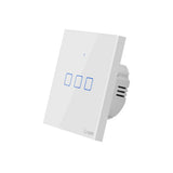 Intrerupator inteligent Sonoff T0 TX 3C, touch, 3 canale, alb
