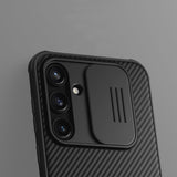 Husa Nillkin compatibila cu Galaxy A55 5G, policarbonat, Negru