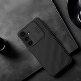 Husa Nillkin compatibila cu Galaxy A55 5G, policarbonat, Negru