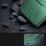 Husa Nillkin compatibila cu Galaxy A55 5G, policarbonat, Negru