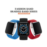 Curea nylon compatibila cu Watch Series 7 45mm, Watch Series 8 45mm, Gri