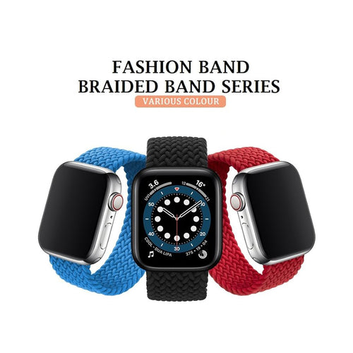Curea nylon compatibila cu Watch Series 7 45mm, Watch Series 8 45mm, Mov