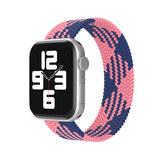 Curea nylon compatibila cu Watch Series 3 38mm, Watch Series 4 40mm, Alb