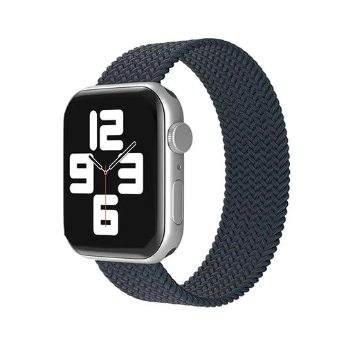 Curea nylon compatibila cu Watch Series 3 38mm, Watch Series 4 40mm, Alb