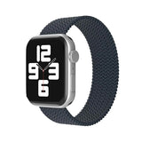 Curea nylon compatibila cu Watch Series 7 45mm, Watch Series 8 45mm, Alb
