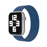 Curea nylon compatibila cu Watch Series 3 38mm, Watch Series 4 40mm, Alb