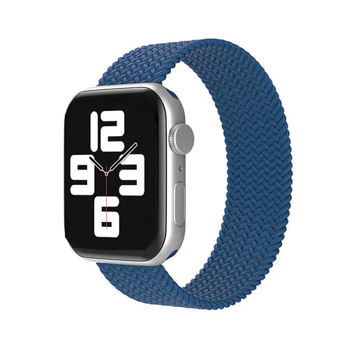 Curea nylon compatibila cu Watch Series 3 38mm, Watch Series 4 40mm, Alb