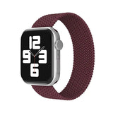 Curea nylon compatibila cu Watch Series 7 45mm, Watch Series 8 45mm, Alb
