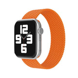Curea nylon compatibila cu Watch Series 3 38mm, Watch Series 4 40mm, Portocaliu