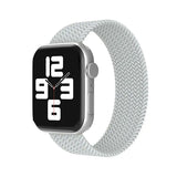 Curea nylon compatibila cu Watch Series 3 38mm, Watch Series 4 40mm, Gri