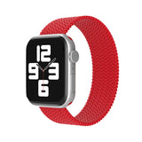 Curea nylon compatibila cu Watch Series 7 45mm, Watch Series 8 45mm, Alb