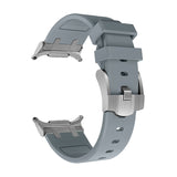 Curea silicon compatibila cu Samsung Watch Ultra 47mm, Alb