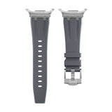 Curea silicon compatibila cu Samsung Watch Ultra 47mm, Alb