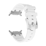 Curea silicon compatibila cu Samsung Watch Ultra 47mm, Alb