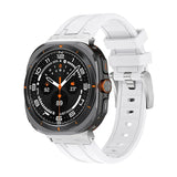 Curea silicon compatibila cu Samsung Watch Ultra 47mm, Alb